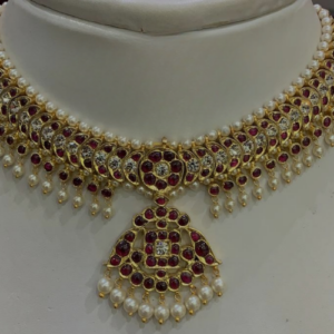 3 stone chandran necklace