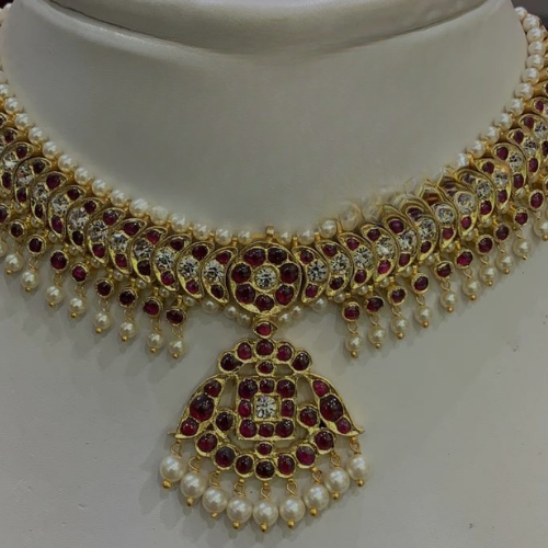 5 stone chandran necklace 5 stone chandran necklace