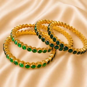 single stone bangle (1 pair)
