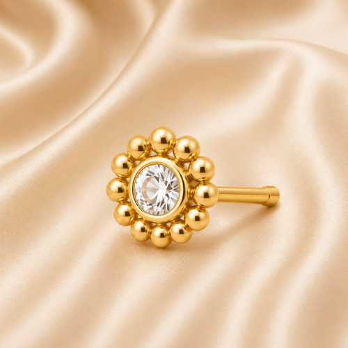 sunflower nose stud sunflower nose stud