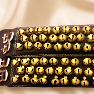 3 line leather ghungroo