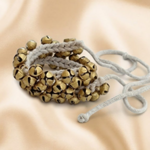 traditional 3 line cotton cord ghungroo