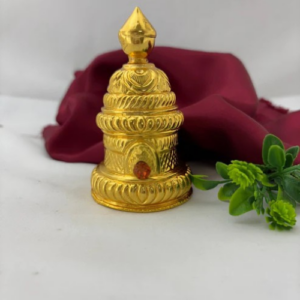 deity round gold plated crown dgc017