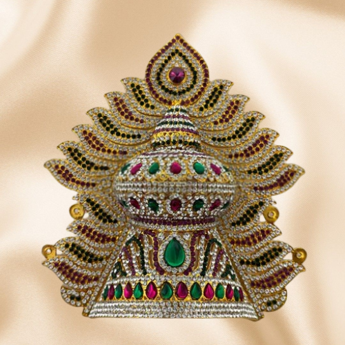 Deity Jwala Stone Crown (DGC136)